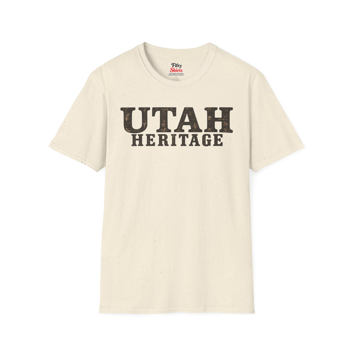 Utah Heritage Unisex Softstyle T Shirt State Name Graphic Tee