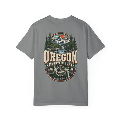 Oregon Mountain Club Unisex Comfort Color 1717 Streetwear Graphic Tee