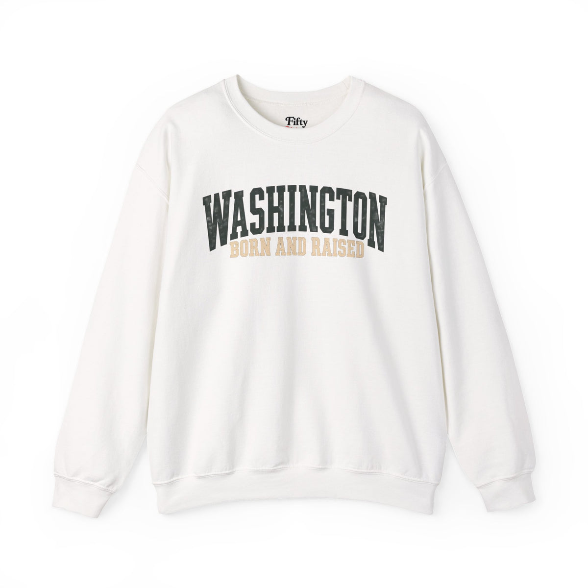 Washington Born and Raised Pacific Northwest Heritage Unisex Sweatshirt Graphic