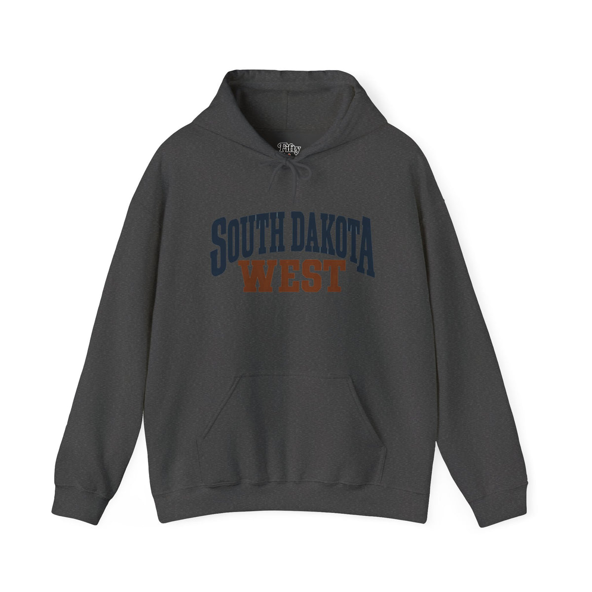 South Dakota West Unisex Hoodie State Name Graphic