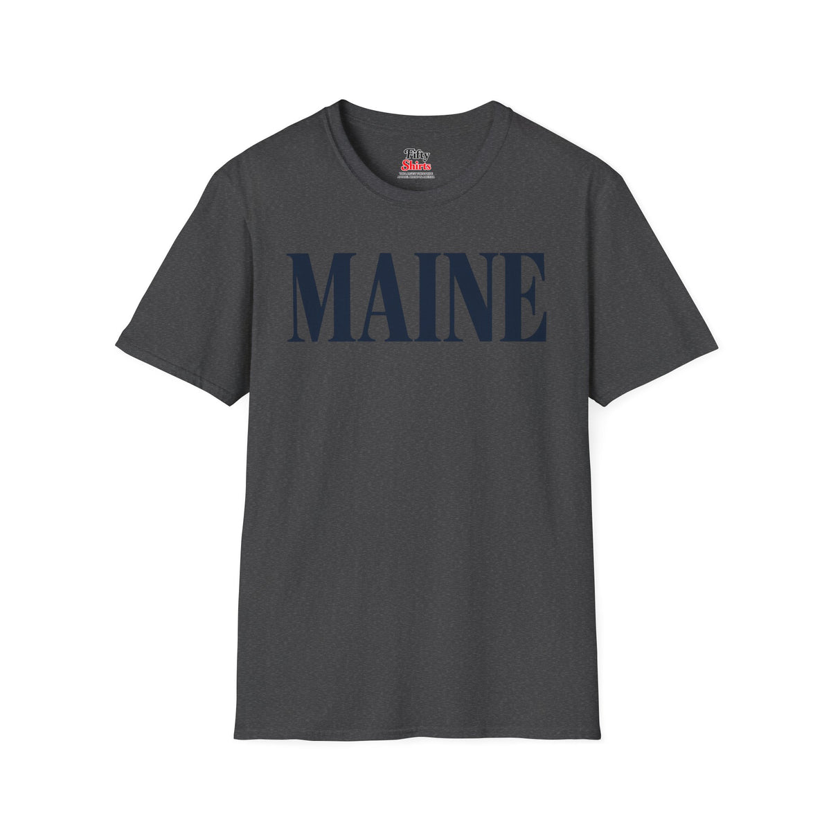 Maine Unisex Softstyle T Shirt State Name Graphic Tee