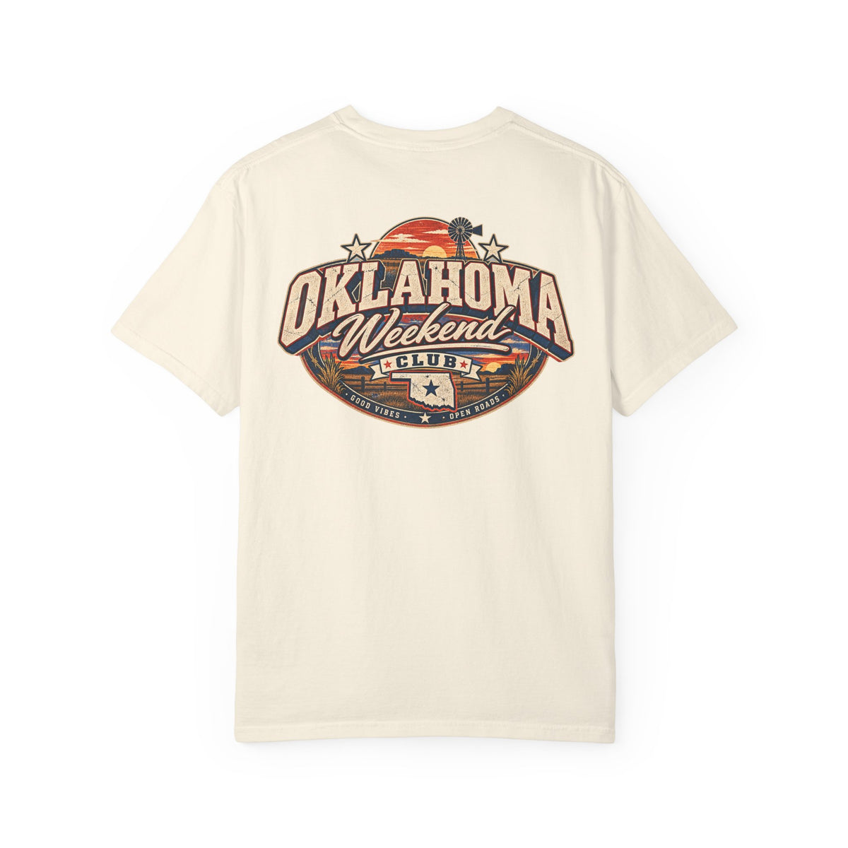Oklahoma Weekend Club Unisex Comfort Color 1717 Streetwear Graphic Tee