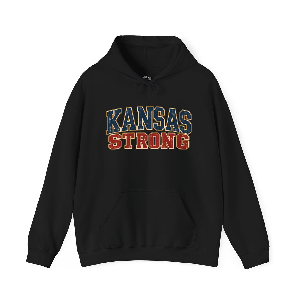 Kansas Strong Unisex Hoodie State Name Graphic