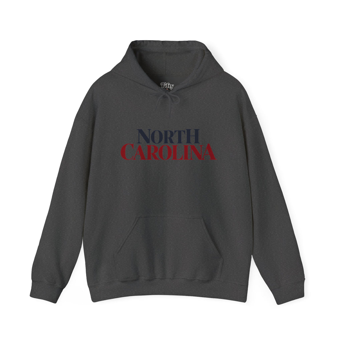 North Carolina Unisex Hoodie State Name Graphic