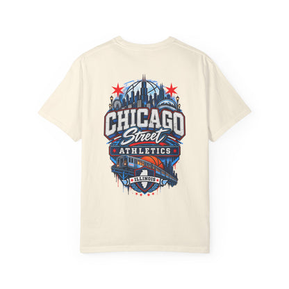 Chicago Illinois Street Athletics Unisex Comfort Color 1717 Streetwear Graphic Tee