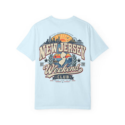 New Jersey Weekend Club Unisex Comfort Color 1717 Streetwear Graphic Tee
