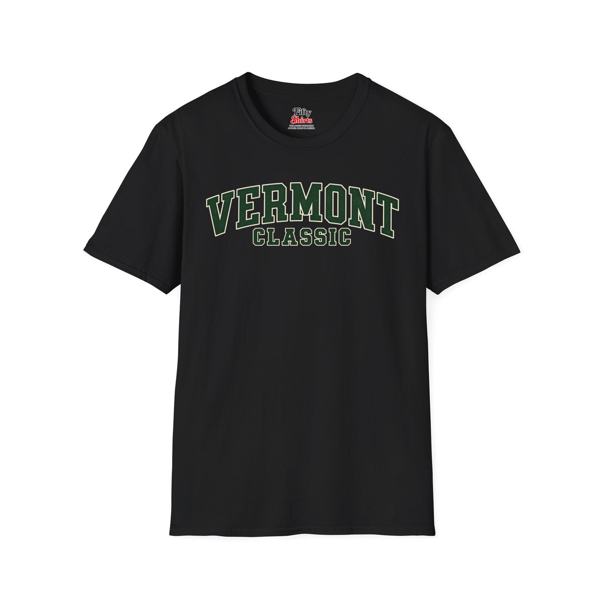Vermont Classic Unisex Softstyle T Shirt State Name Graphic Tee