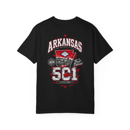 Arkansas 501 Unisex Comfort Color 1717 Streetwear Graphic Tee