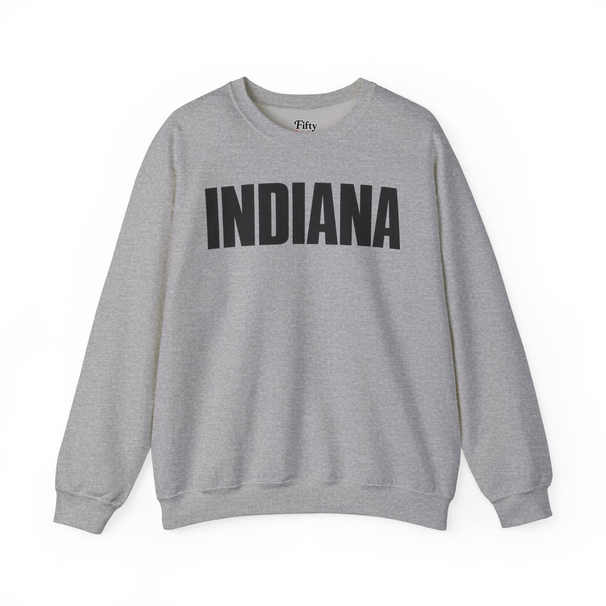 Indiana Unisex Crewneck Sweatshirt State Name Graphic