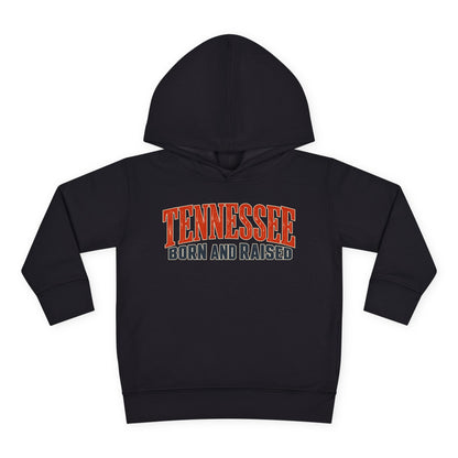 Tennessee Born and Raised Premium Southern Heritage Unisex Toddler Pullover Fleece Hoodie