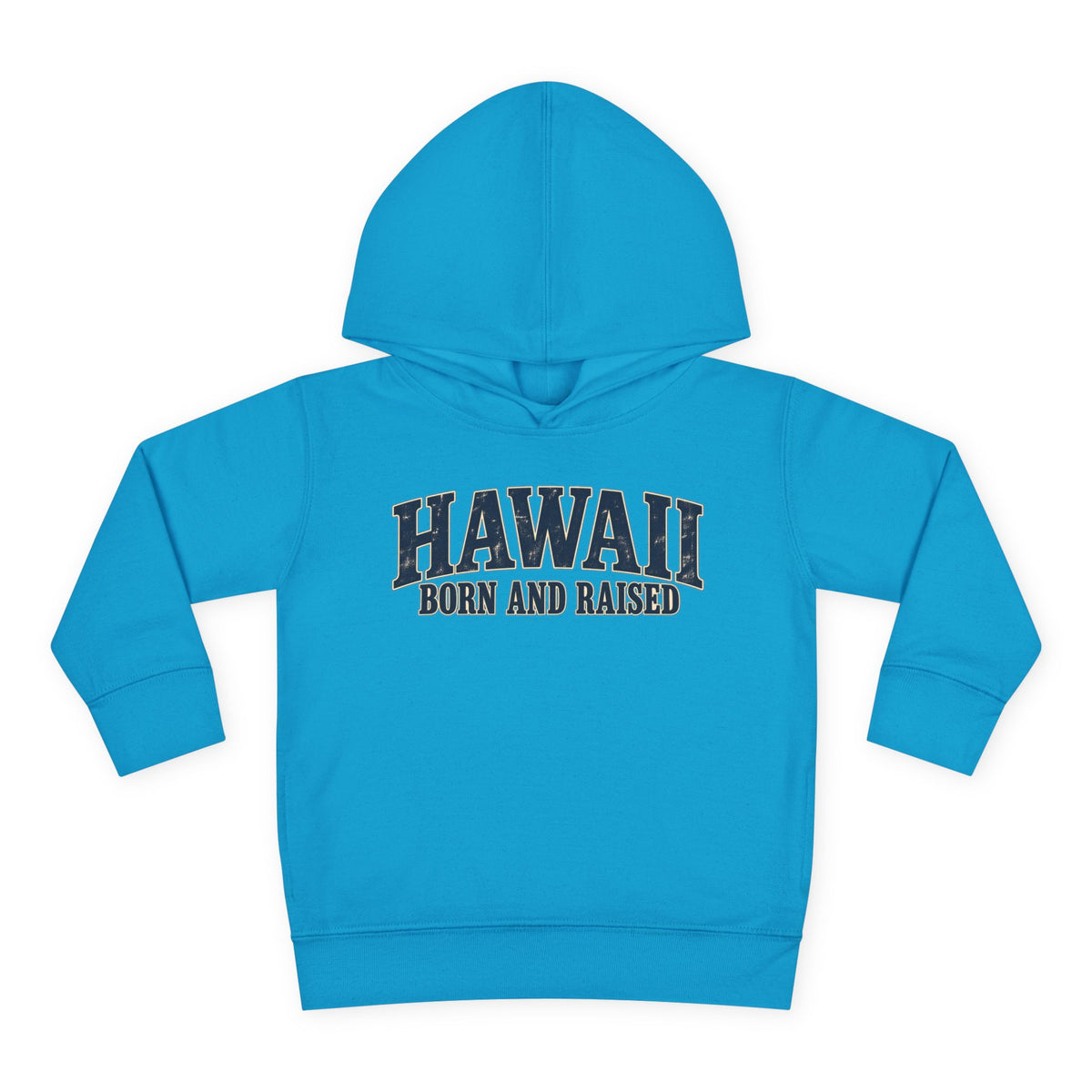 Hawaii Born and Raised Local Pride Unisex Toddler Pullover Fleece Hoodie