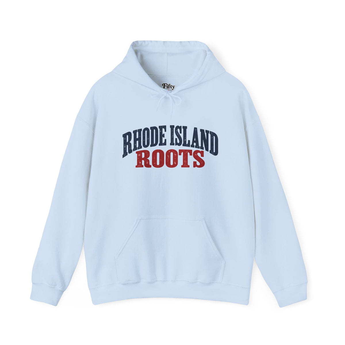 Rhode Island Roots Unisex Hoodie State Name Graphic
