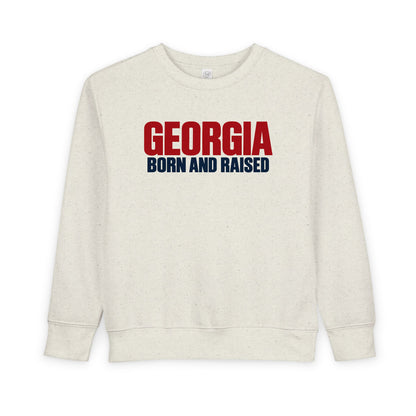 Georgia Born and Raised Minimal Modern Unisex Toddler Sweatshirt