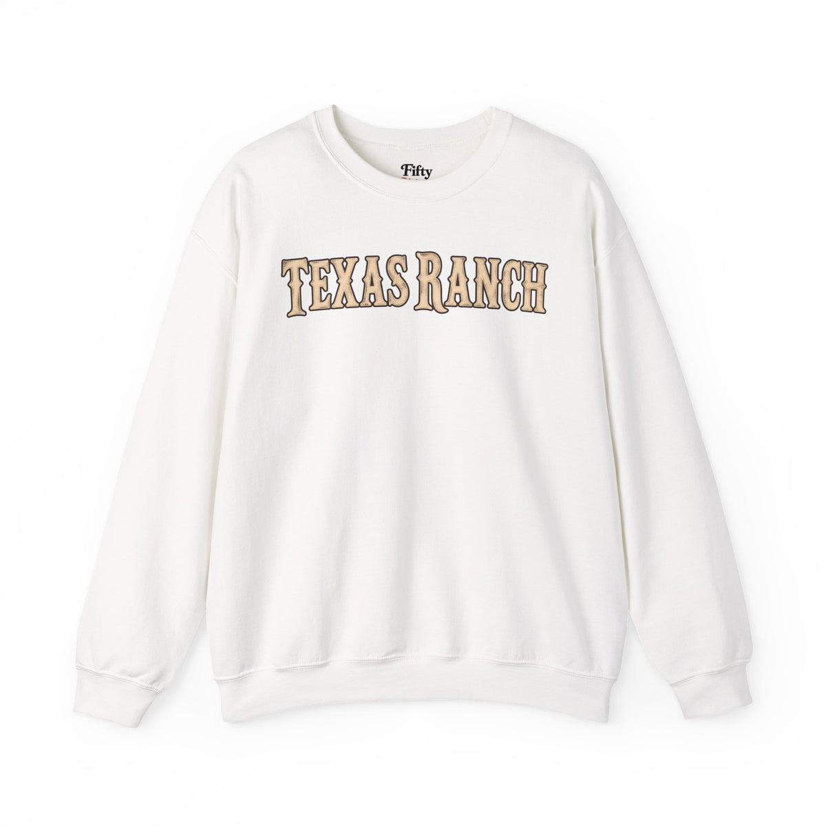 Texas Ranch Unisex Crewneck Sweatshirt State Name Graphic
