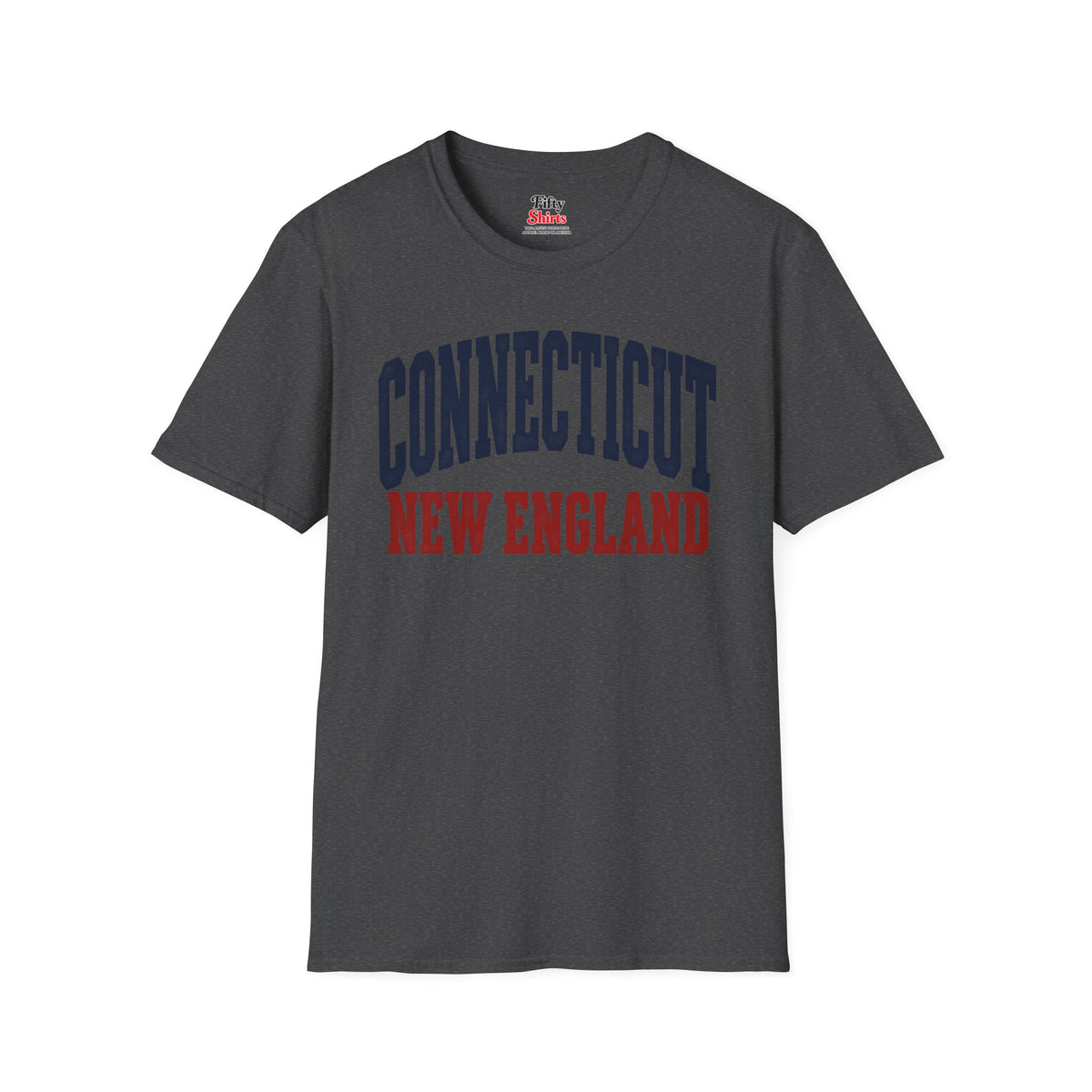 Connecticut New England Unisex Softstyle T Shirt State Name Graphic Tee