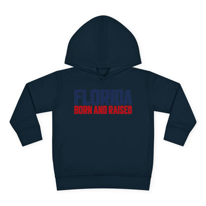 Florida Born and Raised Minimal Luxury Unisex Toddler Pullover Fleece Hoodie