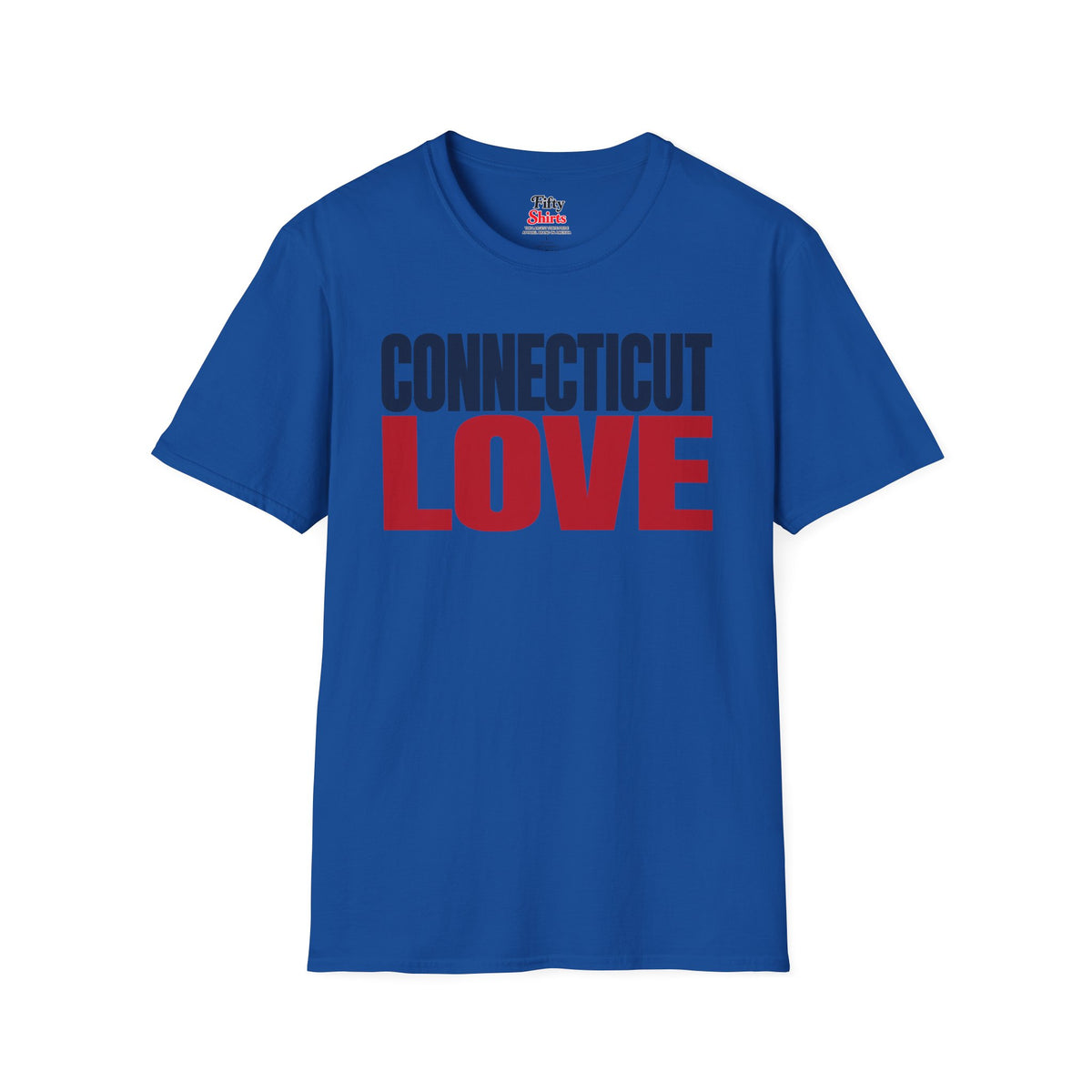 Connecticut Love Unisex Softstyle T Shirt State Name Graphic Tee