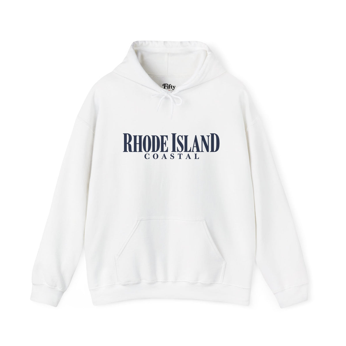 Rhode Island Coastal Unisex Hoodie State Name Graphic