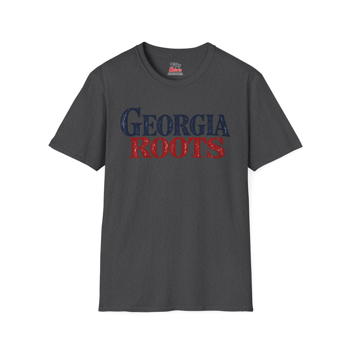 Georgia Roots Unisex Softstyle T Shirt State Name Graphic Tee