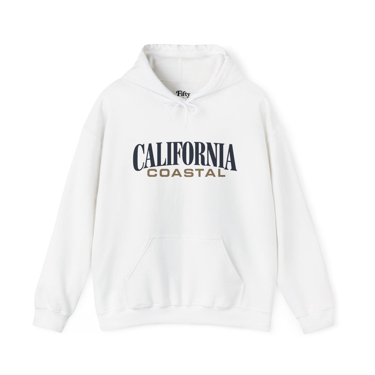 California Coastal Unisex Hoodie State Name Graphic
