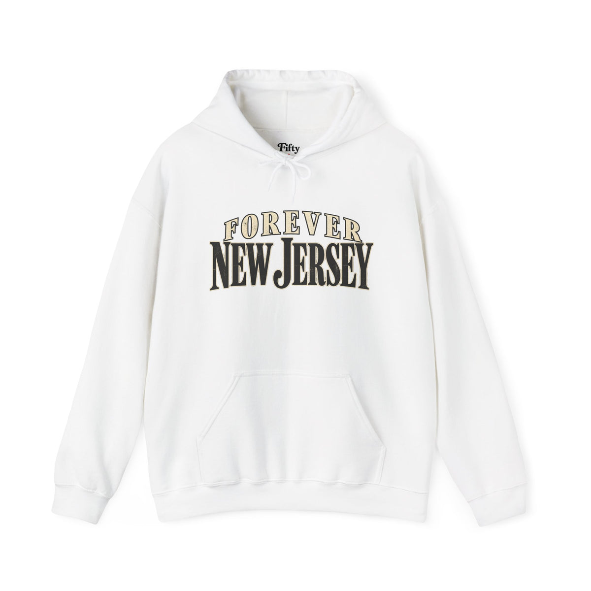 Forever New Jersey Unisex Hoodie State Name Graphic