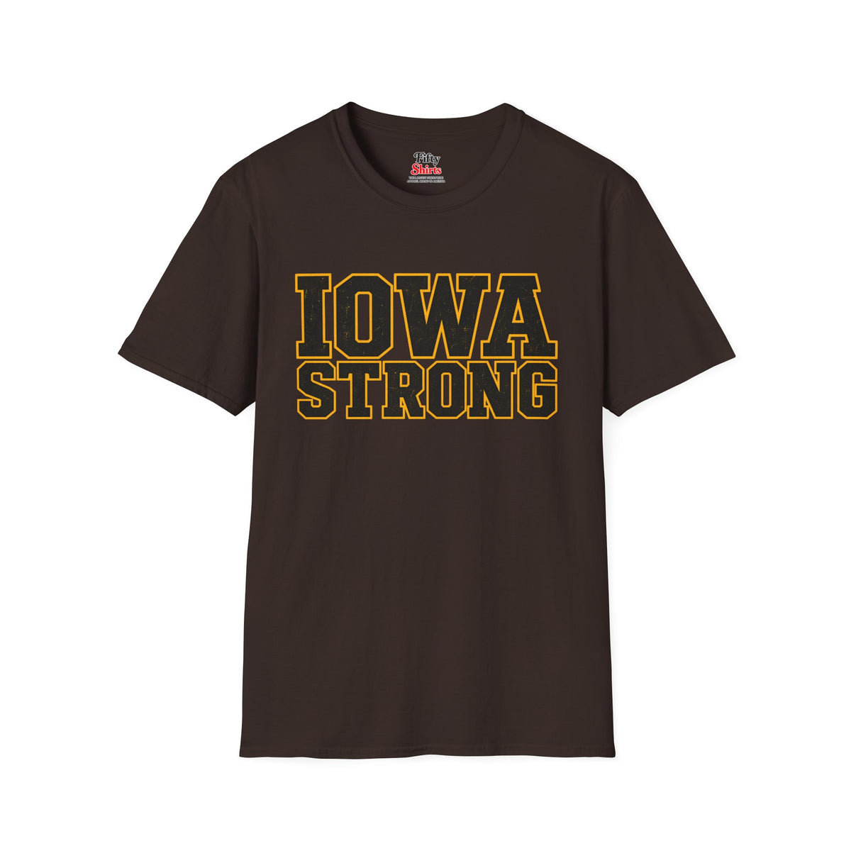 Iowa Strong Unisex Softstyle T Shirt State Name Graphic Tee