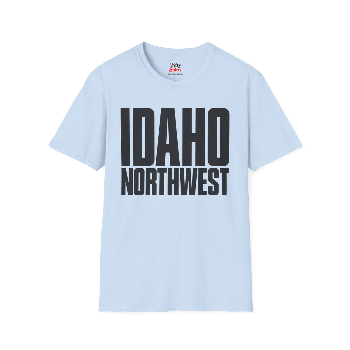 Idaho Northwest Unisex Softstyle T Shirt State Name Graphic Tee