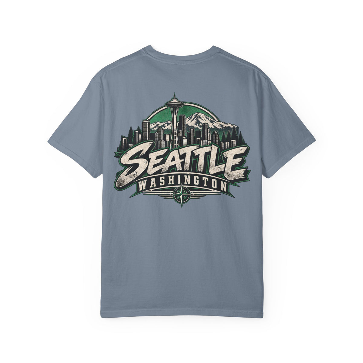 Seattle Washington Unisex Comfort Color 1717 Streetwear Graphic Tee