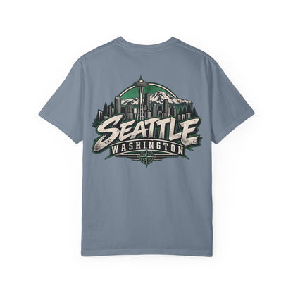 Seattle Washington Unisex Comfort Color 1717 Streetwear Graphic Tee