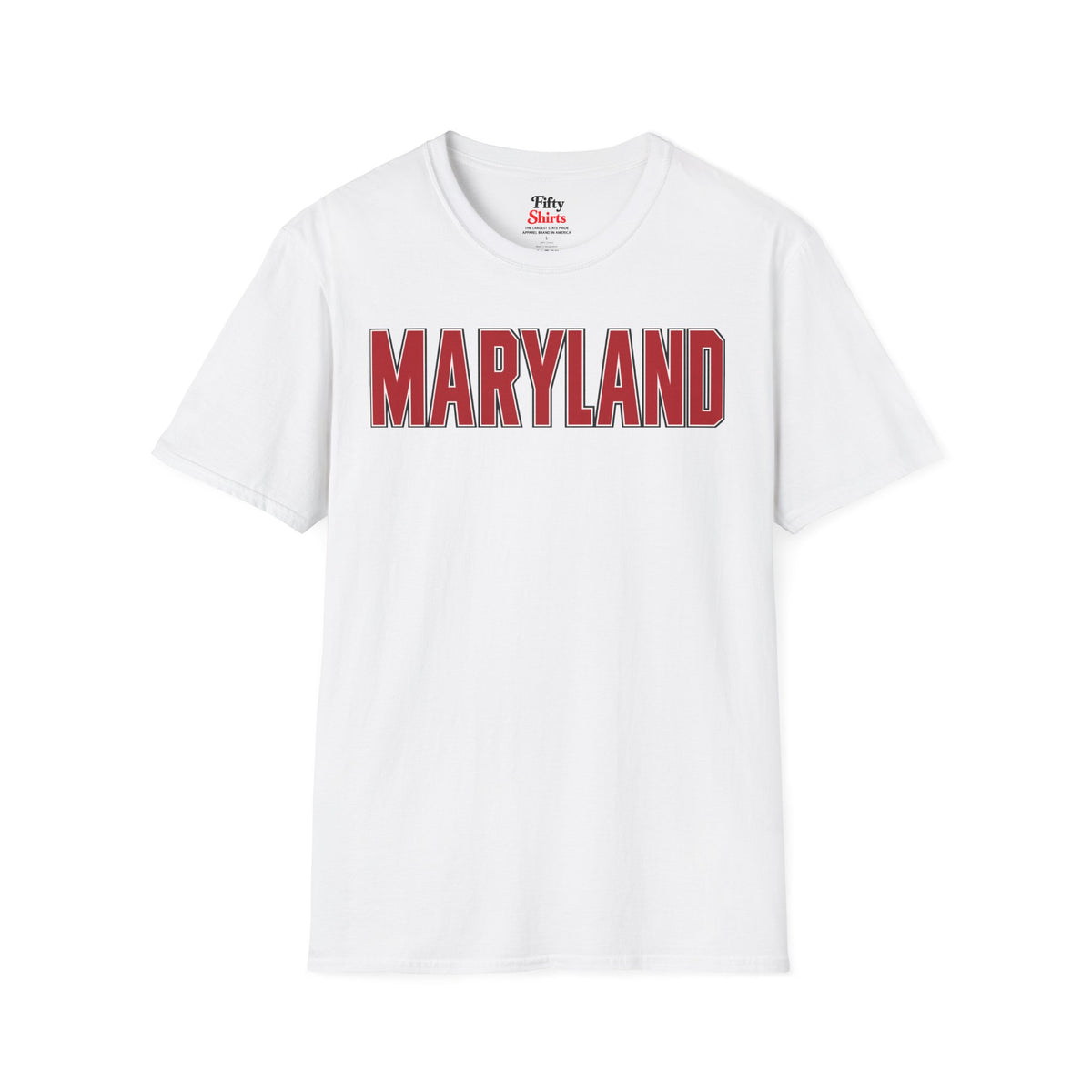 Maryland Unisex Softstyle T Shirt State Name Graphic Tee