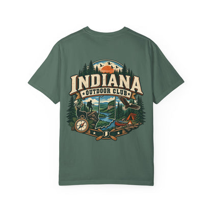 Indiana Outdoor Club Unisex Comfort Color 1717 Streetwear Graphic Tee
