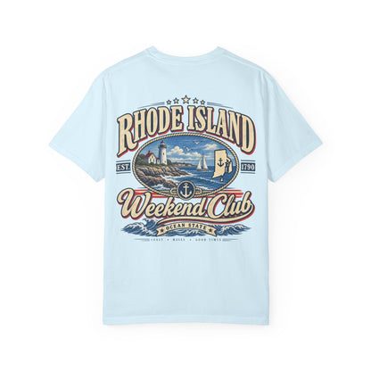 Rhode Island Weekend Club Unisex Comfort Color 1717 Streetwear Graphic Tee