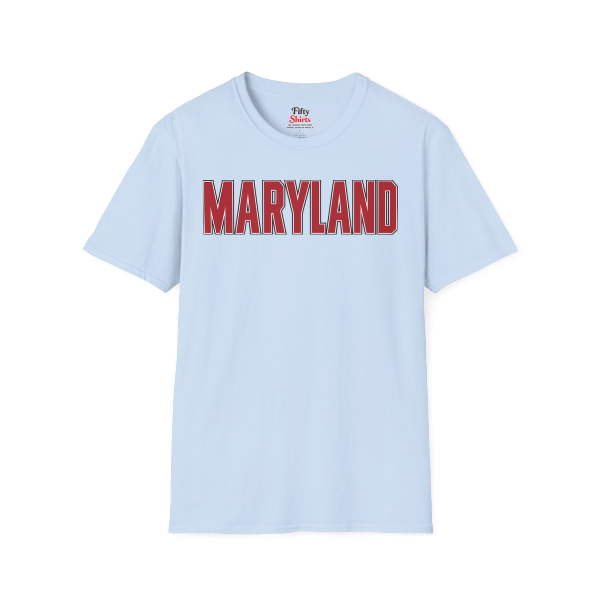 Maryland Unisex Softstyle T Shirt State Name Graphic Tee