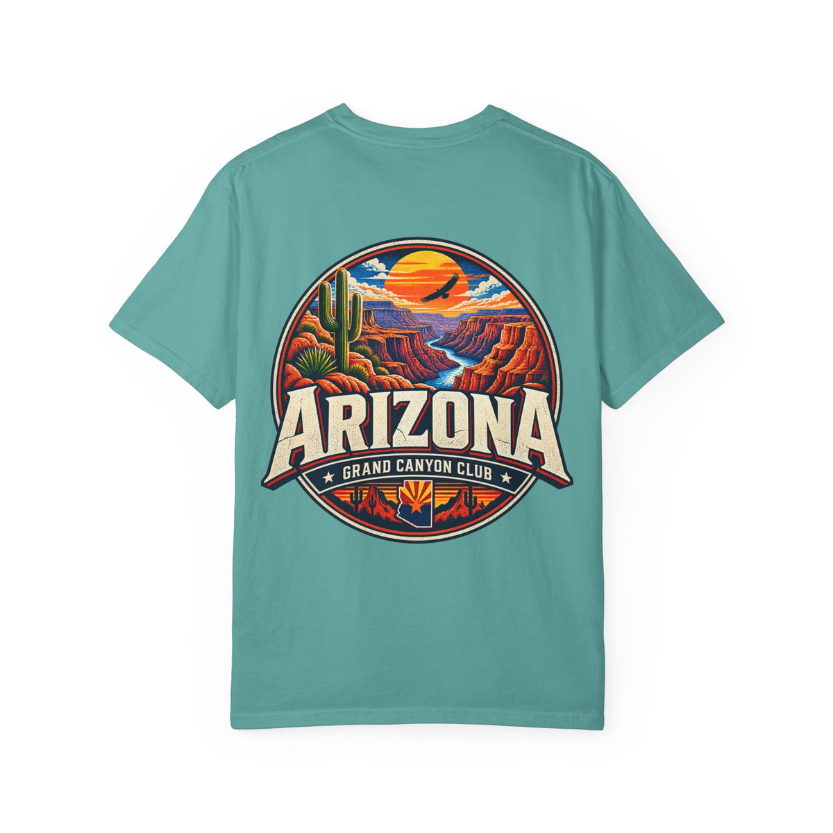 Arizona Grand Canyon Club  Unisex Comfort Color 1717 Streetwear Graphic Tee