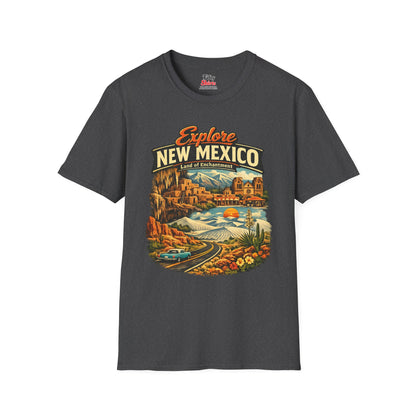 Explore New Mexico Unisex Softstyle T Shirt State Pride Graphic Tee Collections FS03