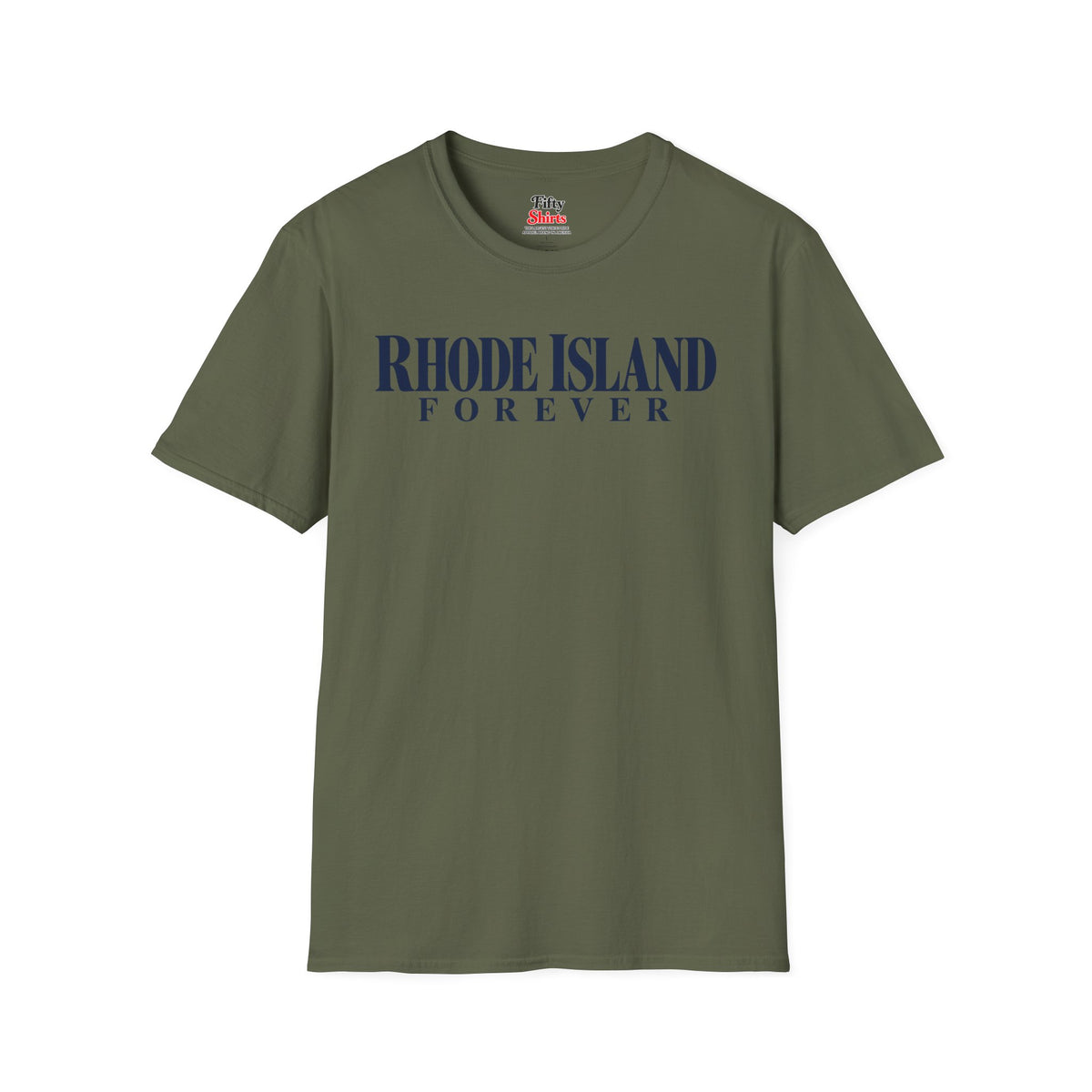 Rhode Island Forever Unisex Softstyle T Shirt State Name Graphic Tee