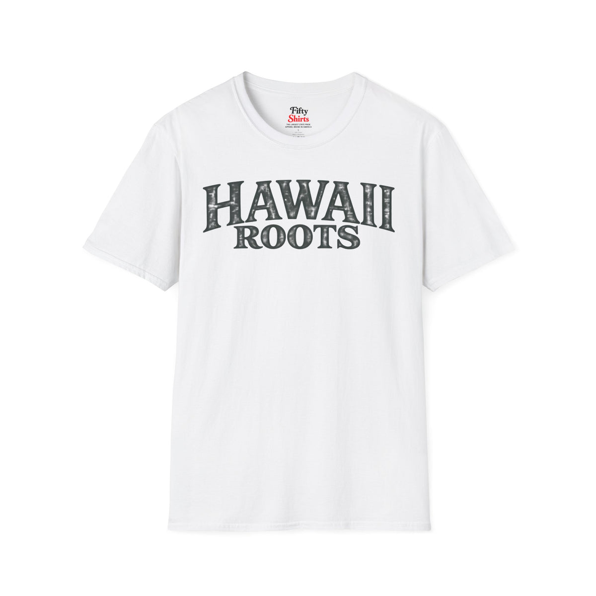 Hawaii Roots Unisex Softstyle T Shirt State Name Graphic Tee