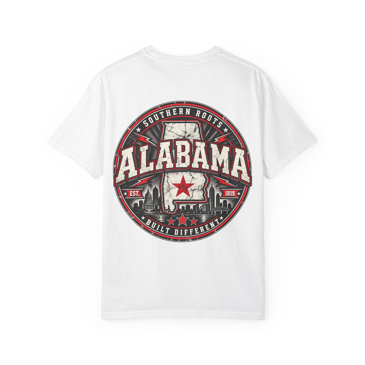 Alabama Urban Badge Unisex Comfort Color 1717 Streetwear Graphic Tee