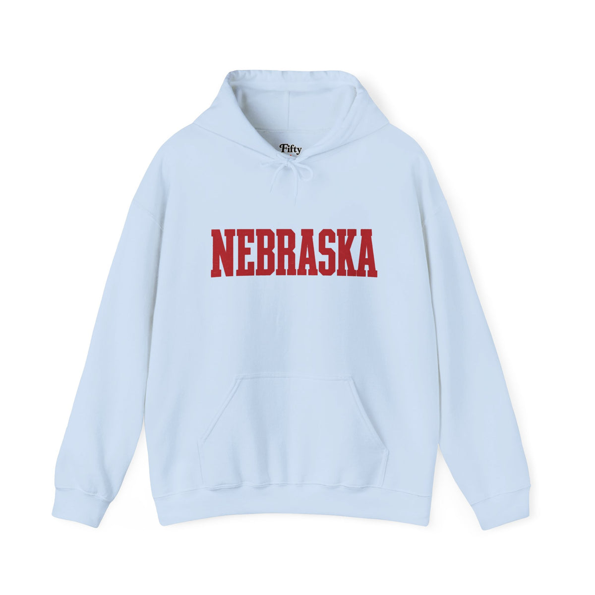 Nebraska Unisex Hoodie State Name Graphic