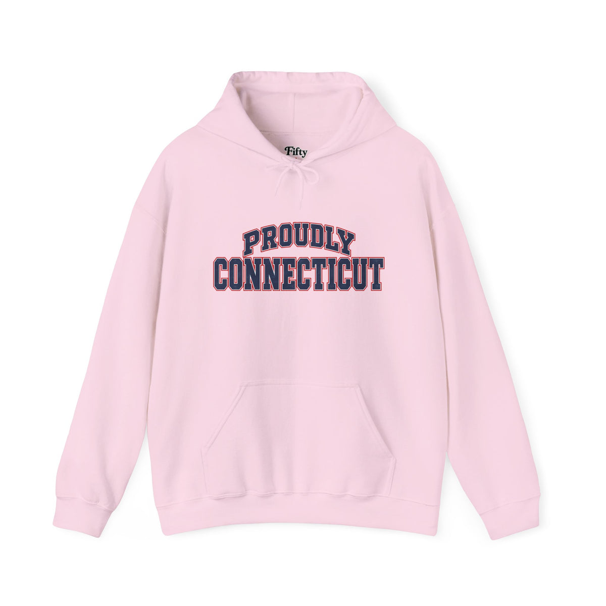 Proudly Connecticut Unisex Hoodie State Name Graphic