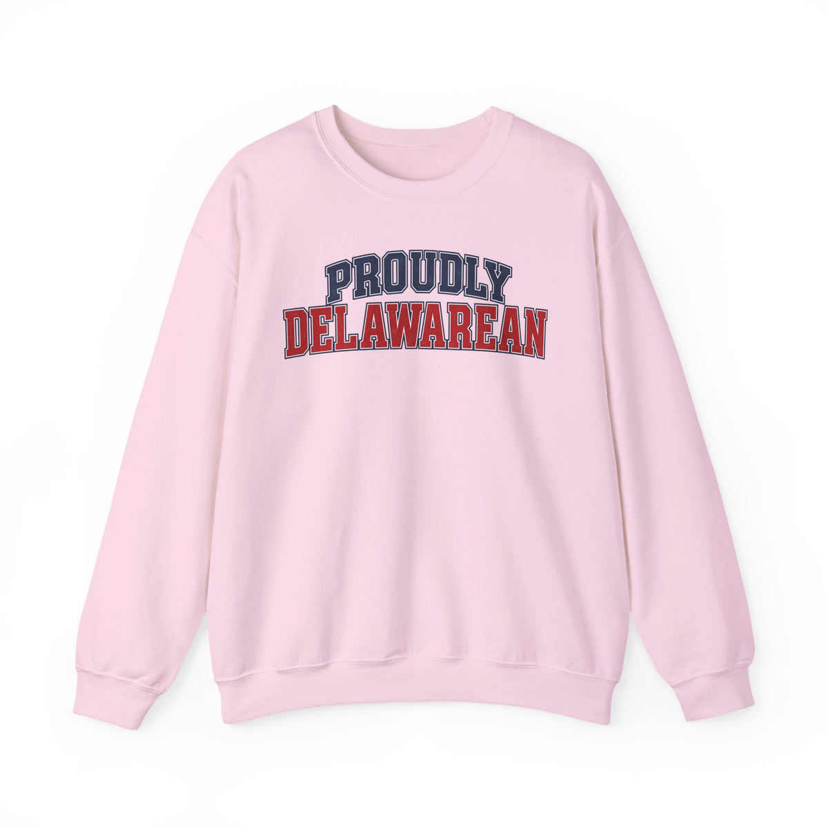Proudly Delawarean Delaware Unisex Crewneck Sweatshirt State Name Graphic