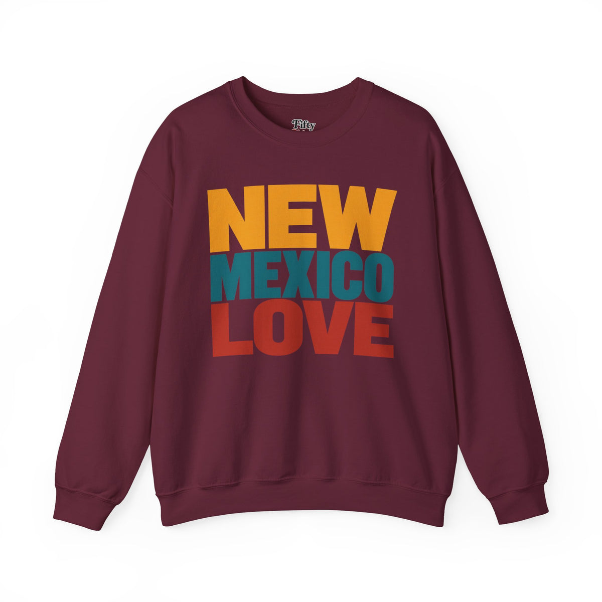 New Mexico Love Unisex Crewneck Sweatshirt State Name Graphic