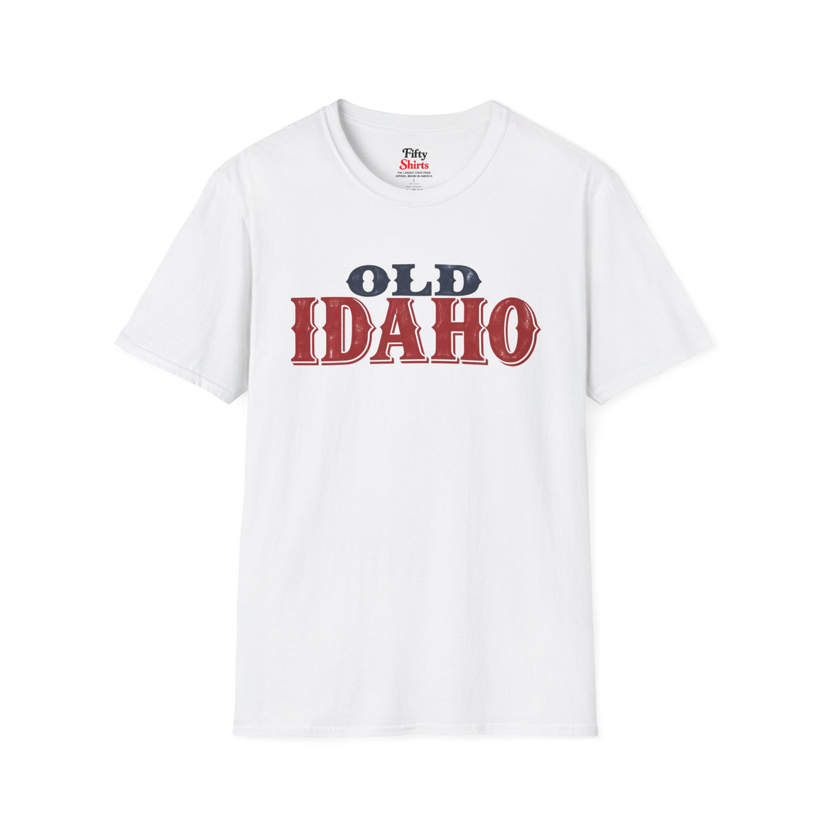 Old Idaho Unisex Softstyle T Shirt State Name Graphic Tee