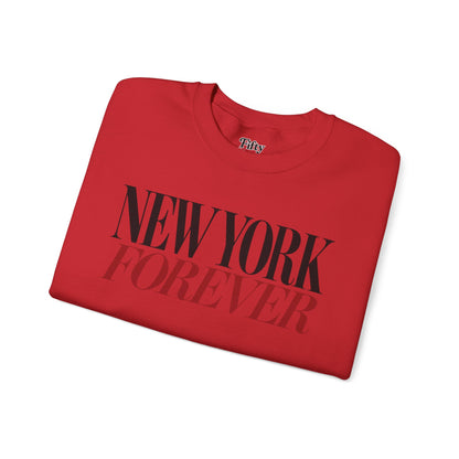 New York Forever Unisex Crewneck Sweatshirt State Name Graphic