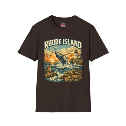 Rhode Island Wildlife Unisex Softstyle T Shirt State Pride Graphic Tee Collections FS03