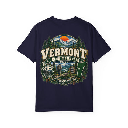 Vermont Green Mountain Club Unisex Comfort Color 1717 Streetwear Graphic Tee
