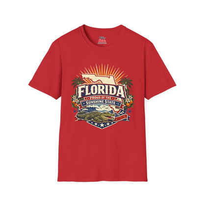 Florida State Pride Unisex Softstyle T Shirt State Pride Graphic Tee Collections FS03