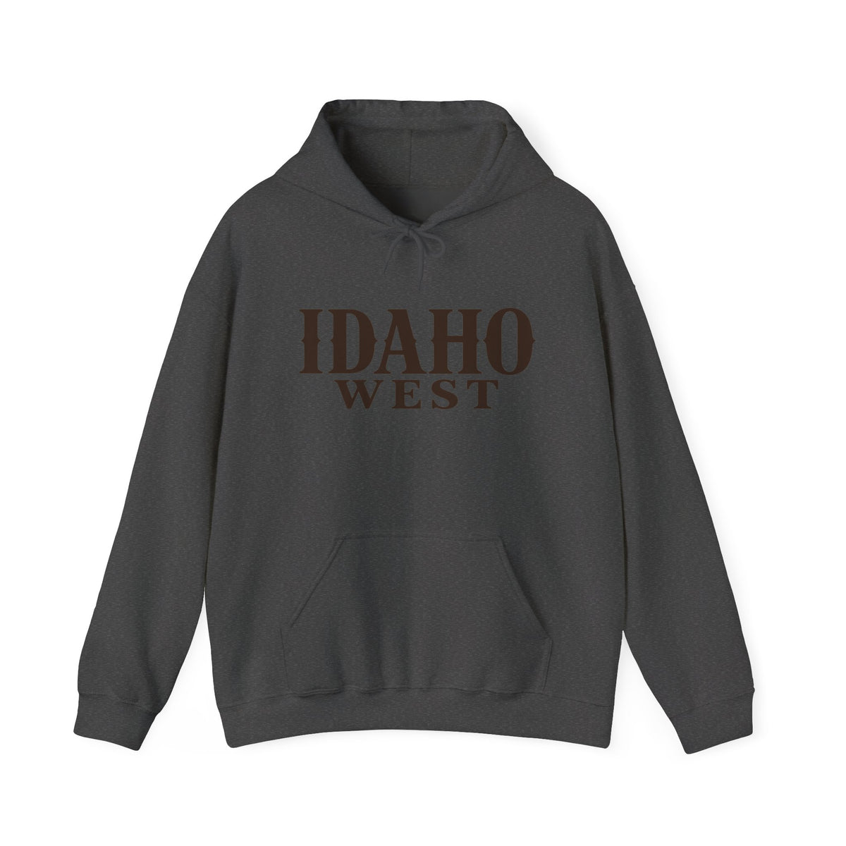 Idaho West Unisex Hoodie State Name Graphic