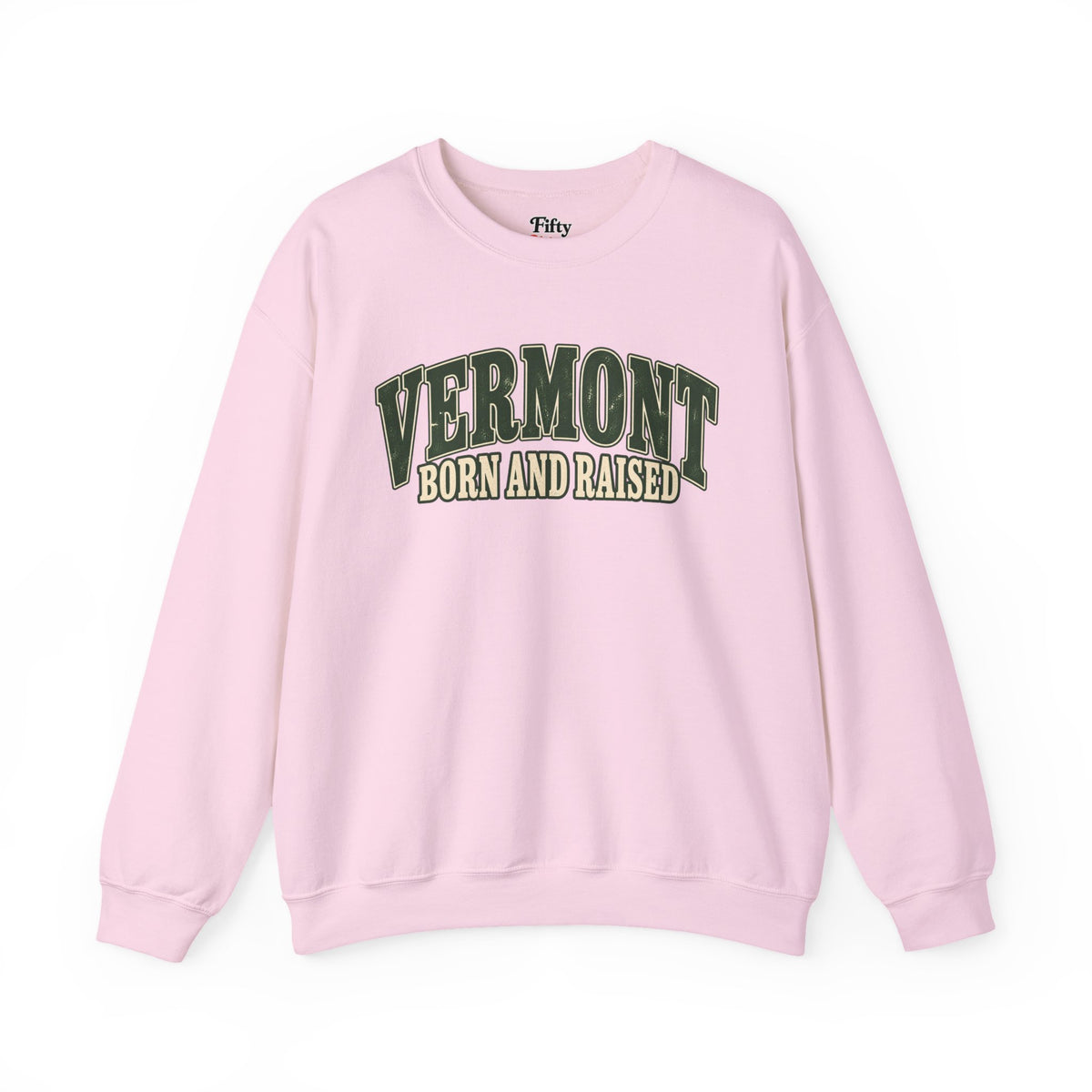 Vermont Born and Raised Old-School Souvenir Unisex Sweatshirt Graphic