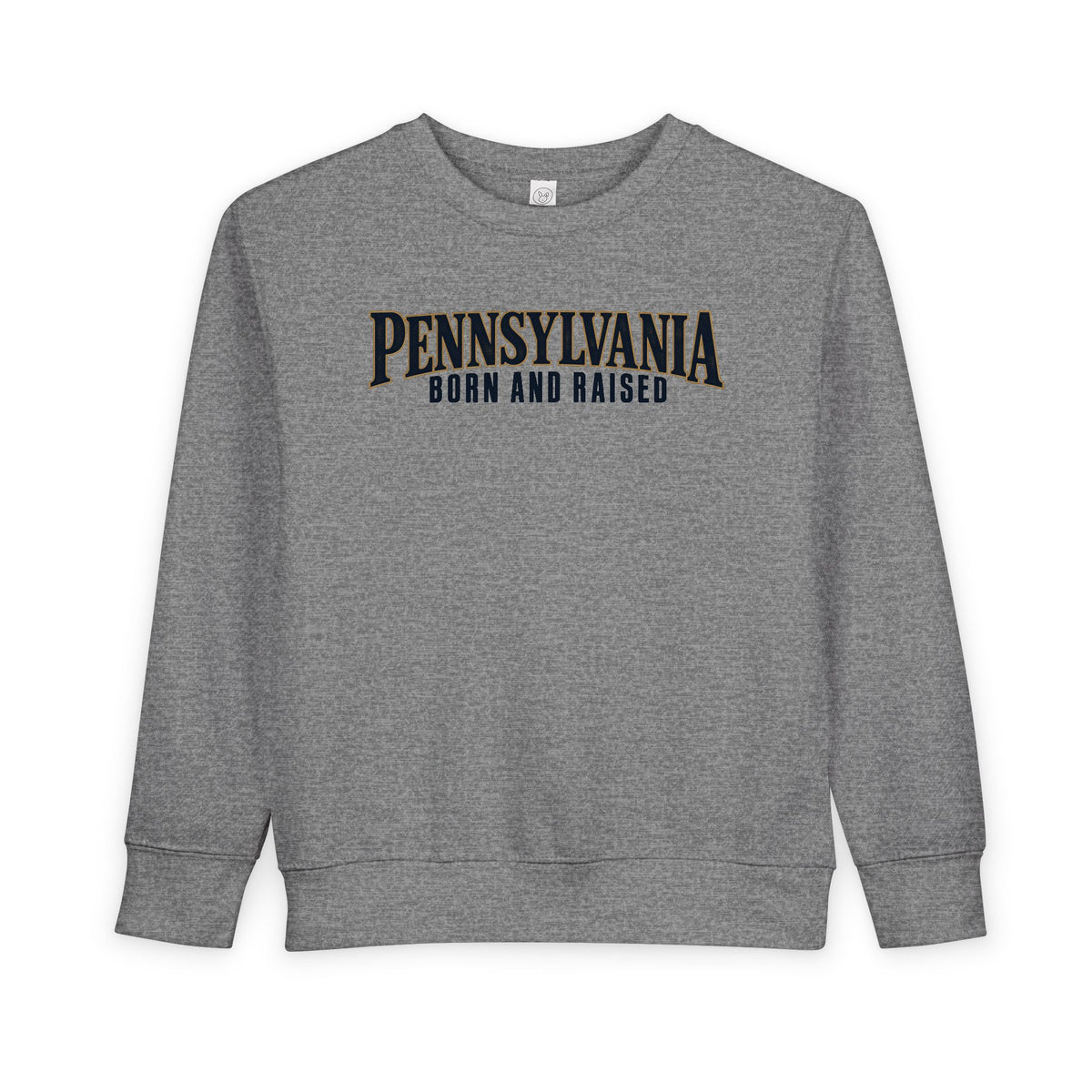 Pennsylvania Born and Raised Premium Heritage Unisex Toddler Sweatshirt